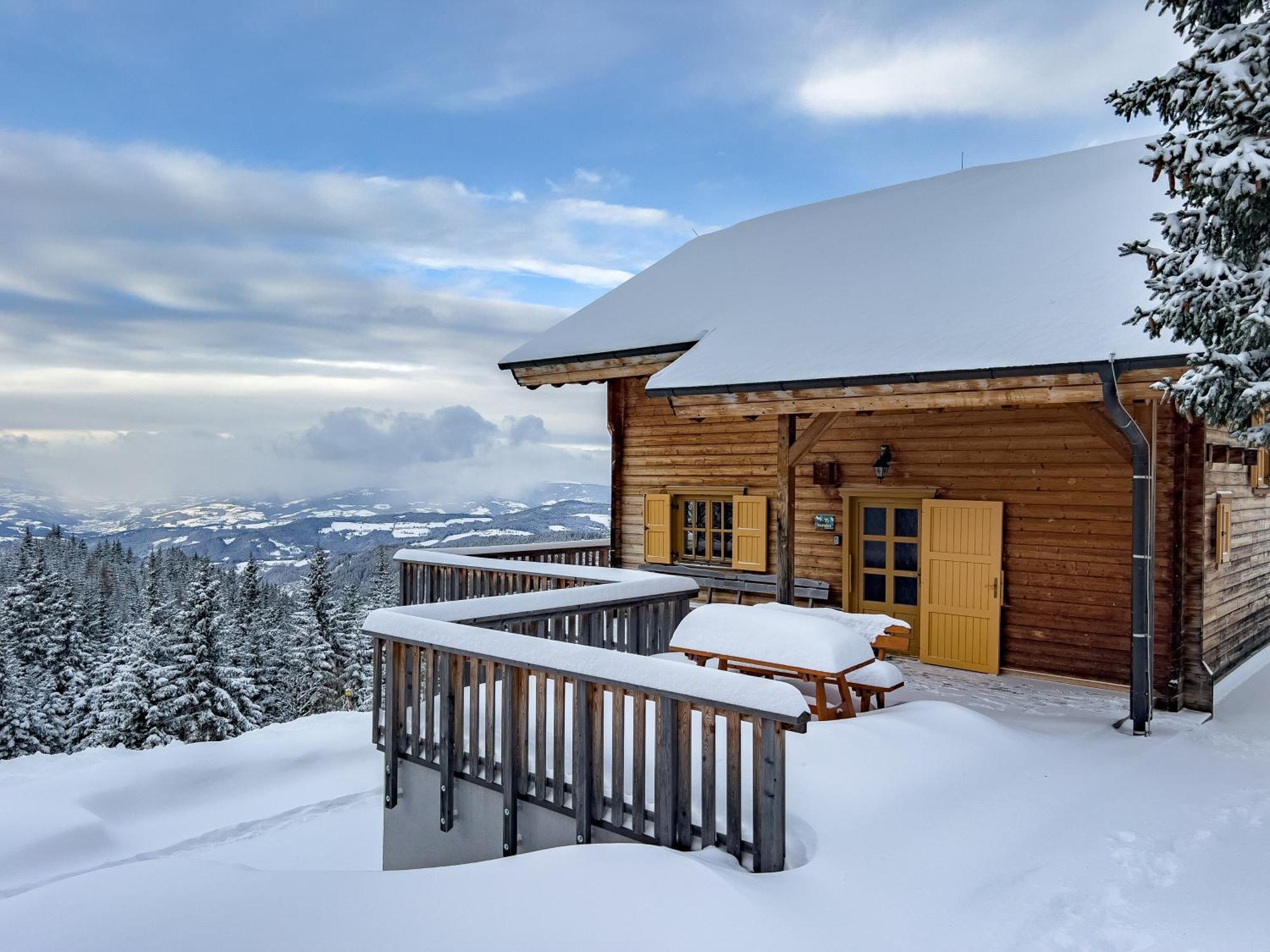 1A Chalet Koralpenzauber -Ski Fahren, Sauna Und Traumblick Villa Wolfsberg Exterior photo